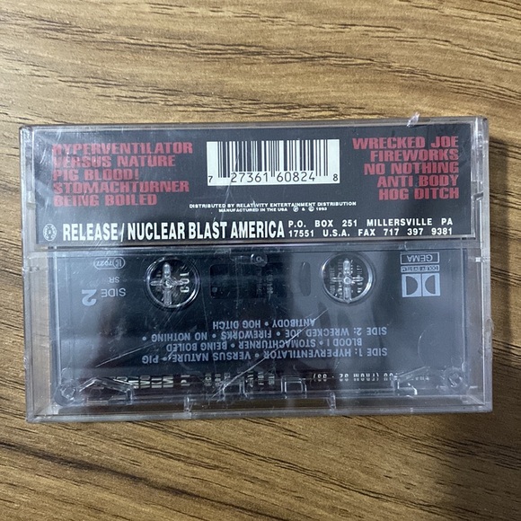 FETISH 69 - AntiBody 1993 Cassette(Collectible) Nuclear Blast America - Picture 2 of 6